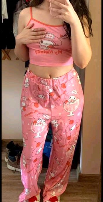 Pijama roz My Melody Sanrio pijama dama ft drăgălașa