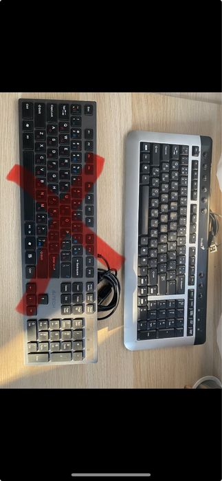Клавиатуры проводные Genius, A4Tech