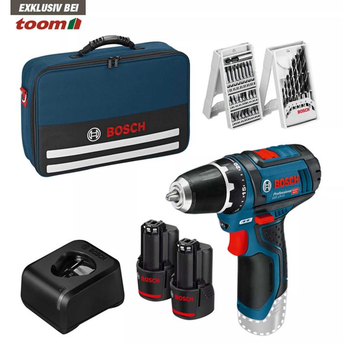 Акумулаторен винтоверт BOSCH GSR 12V-15 Professional комплект