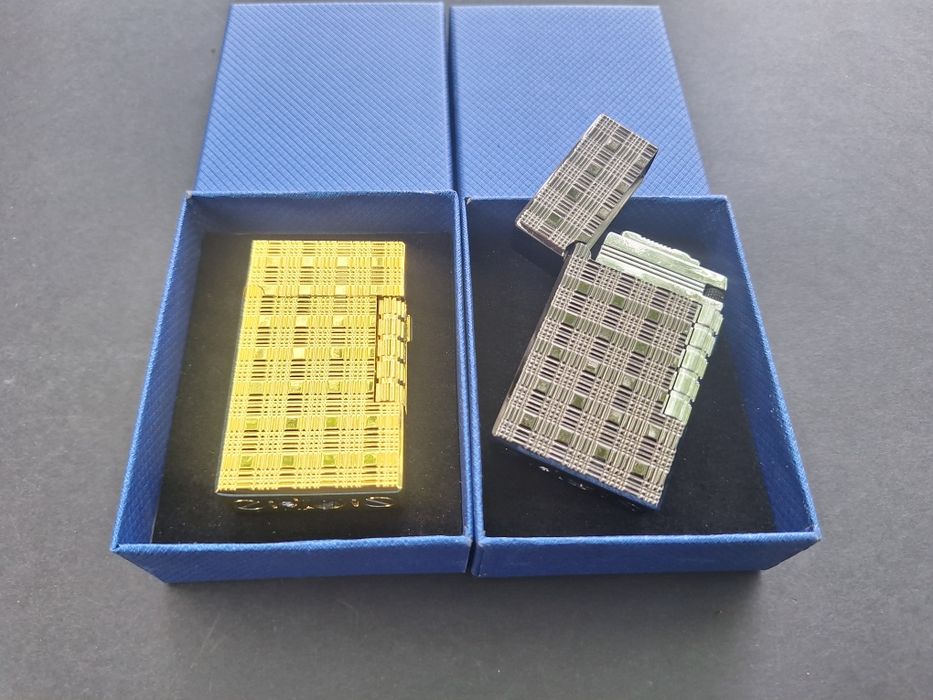 Луксозна метална запалка с два пламъка