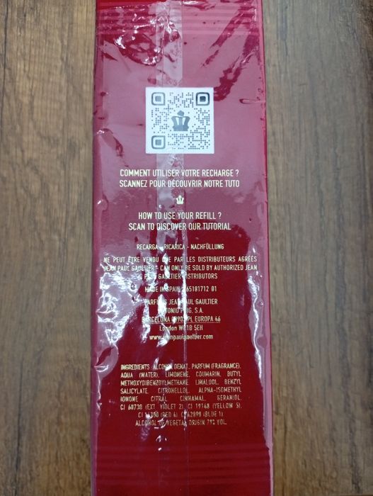 Jean Paul Gaultier, Le Parfum, apa de parfum intense 100% Original, 20