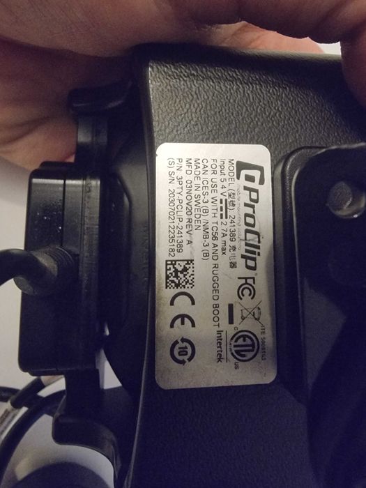 Zebra tc56dj with car stand