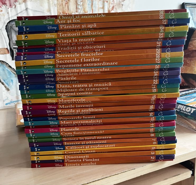 Enciclopedia Descopera lumea distradu-te! - 39 volume cartonate editura DeAgostini