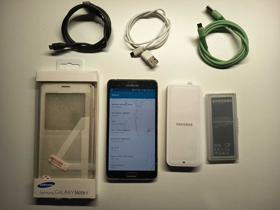Samsung Note 4 SM-N916K + Accesorii exact ce se vede in poze