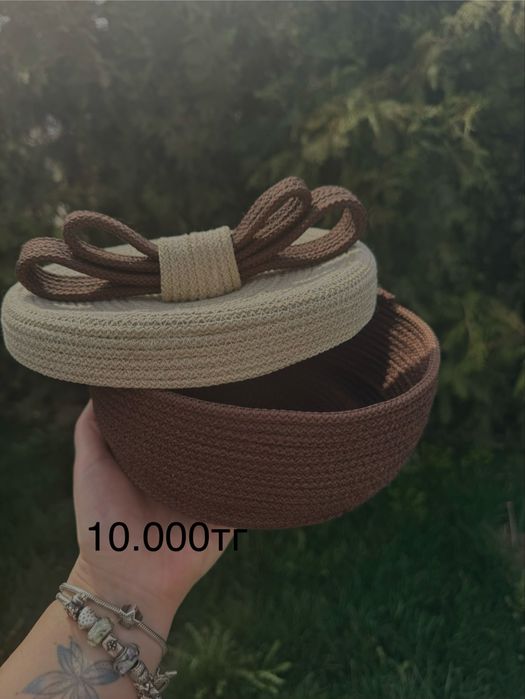 Корзинки из шнура