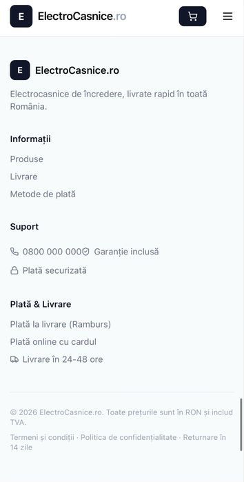 Creare site web pentru firme | Site de prezentare profesional