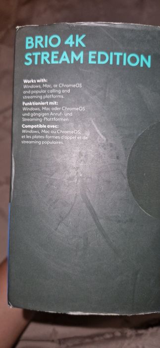 Camera web Logitech Brio 4k, nouă, sigilata