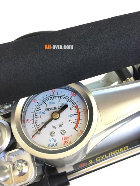 Компресор За Помпане На Гуми Двубутален Двуцилиндров Метален 12V 30A с