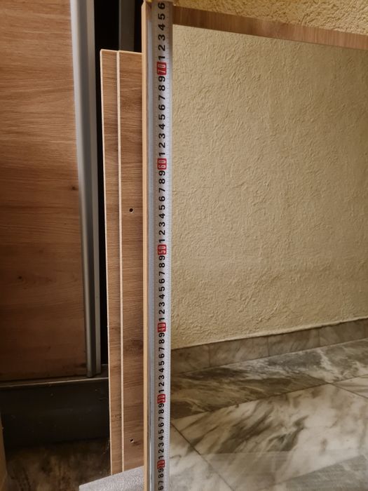 Огледала с дървесна рамка 3 броя - нови 76x70 см