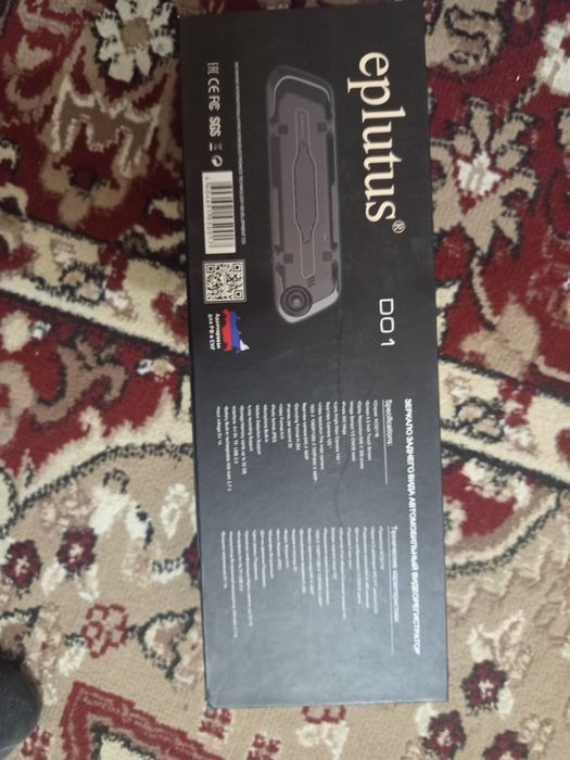 Зеркало заднего вида и видео регистратор eplutus модель D01