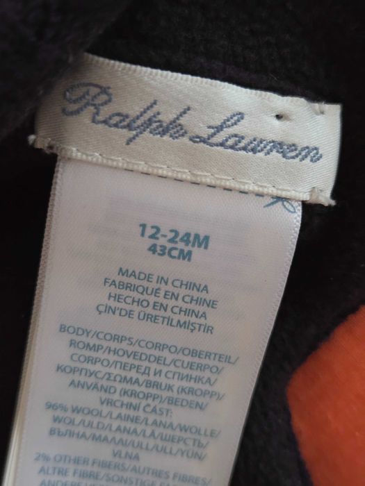Зимна шапка Ralph Lauren 12-24 m