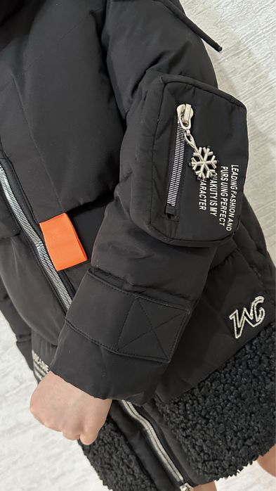 Зимняя куртка для девочки ростовка 128