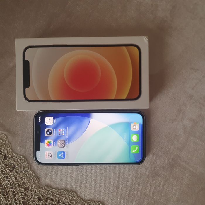 Iphone 12 Емкость 69 все родное телефон не открывали коробка документ