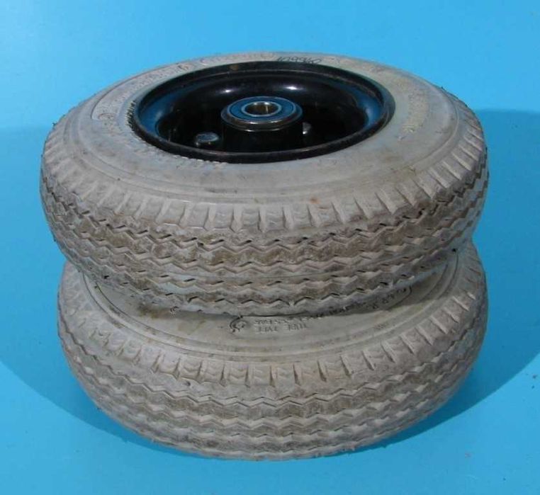 Roti cu cauciuc si camera pentru carucior electric 2.80/2.50-4 - set