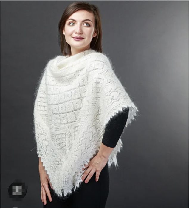 Пуховой платки, түбіт орамал