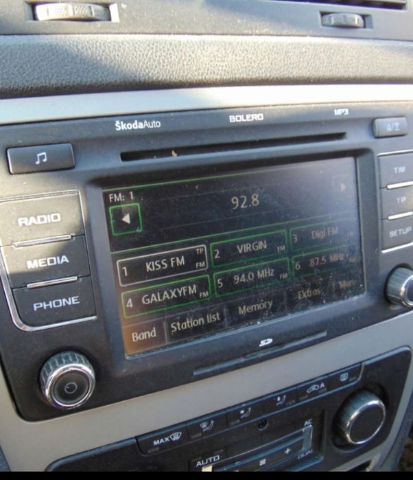 Radio CD Player bolero Skoda Octavia 2004-2013