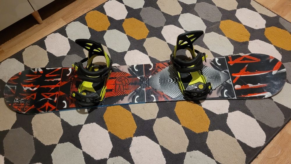 Placa snowboard Nitro 153 cu legături Nitro Phantom