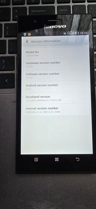 Lenovo K900 impecabil