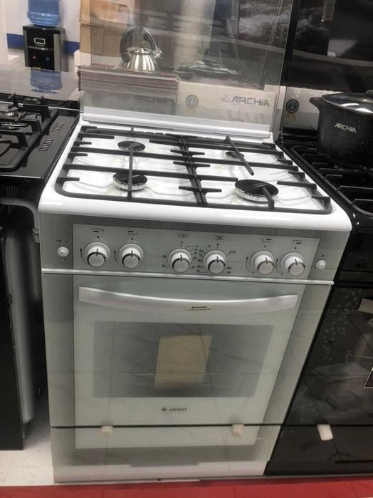 GEFEST газовая плита современного типа (60×60×85) Доставка бесплатно