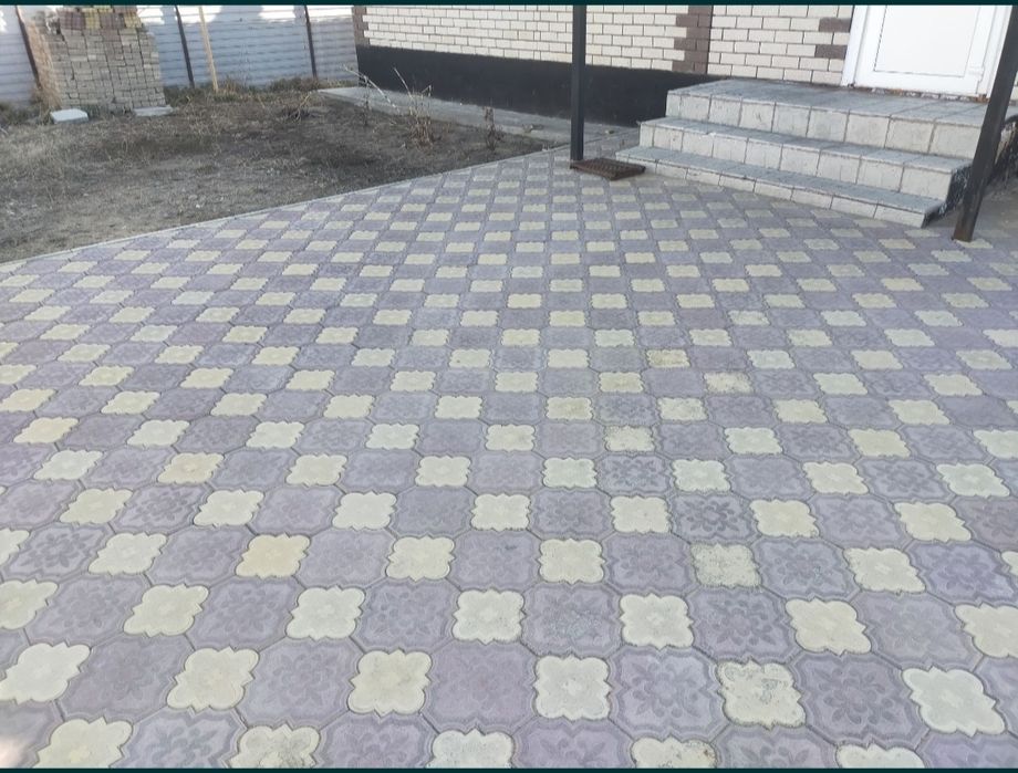 Укладка брусчатка бардюры