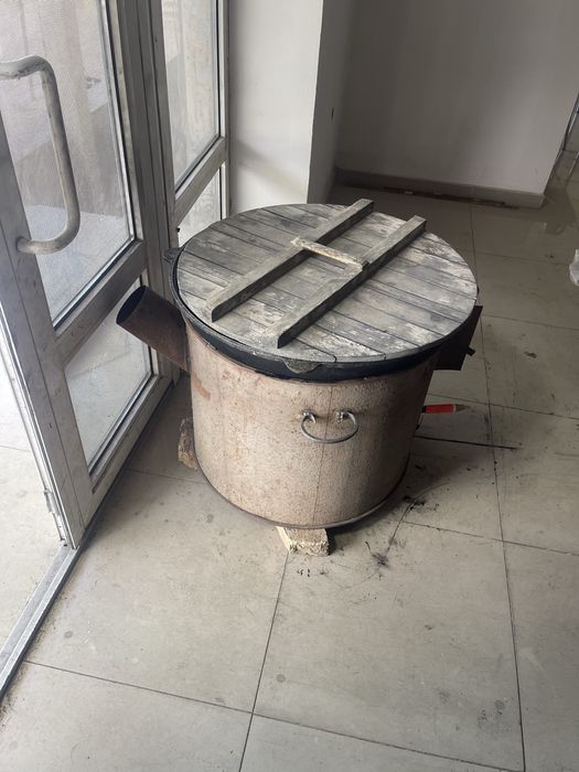 Казан с очагом 80 литр