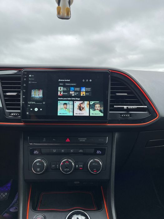 Navigatie android Seat Leon Waze YouTube GPS BT USB