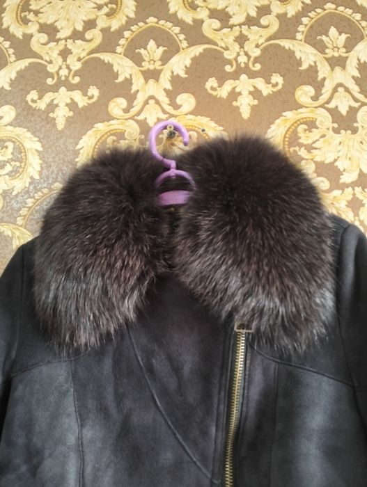 Натуральная дублёнка р.44