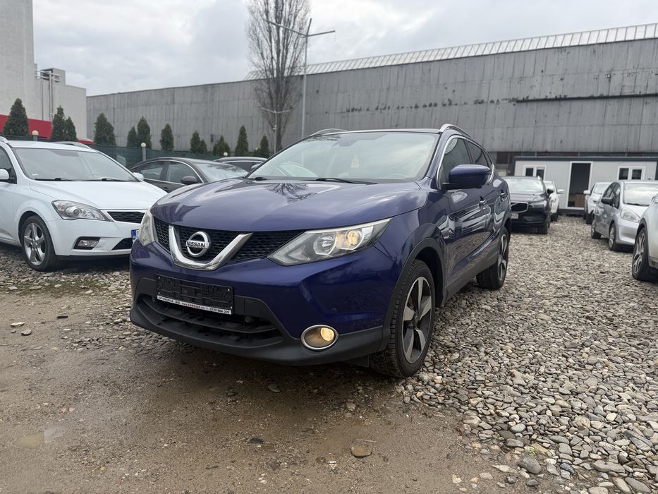 Nissan Qashqai J11 N-Connect 1.5dci, panoramic, camere 360, rate fara avans, Garantie 12 luni! Numere rosii si Carte de Romania incluse