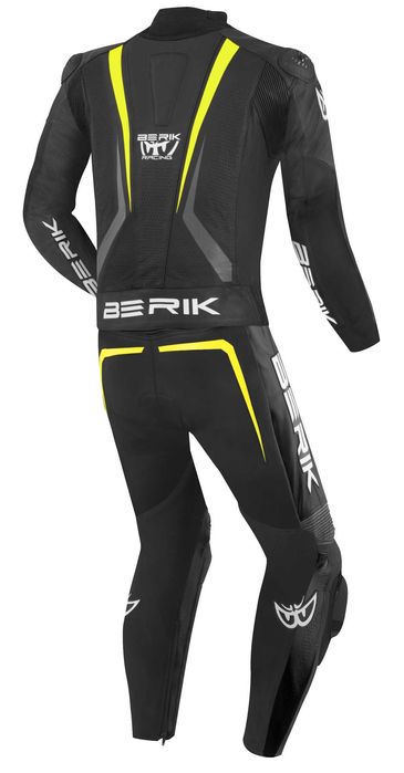 НОВ Кожен Мото Екип BERIK ABSOLUTE GP2 Black/Neon/Yellow