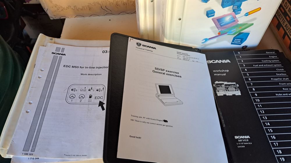 Сервизна документация за СКАНИЯ