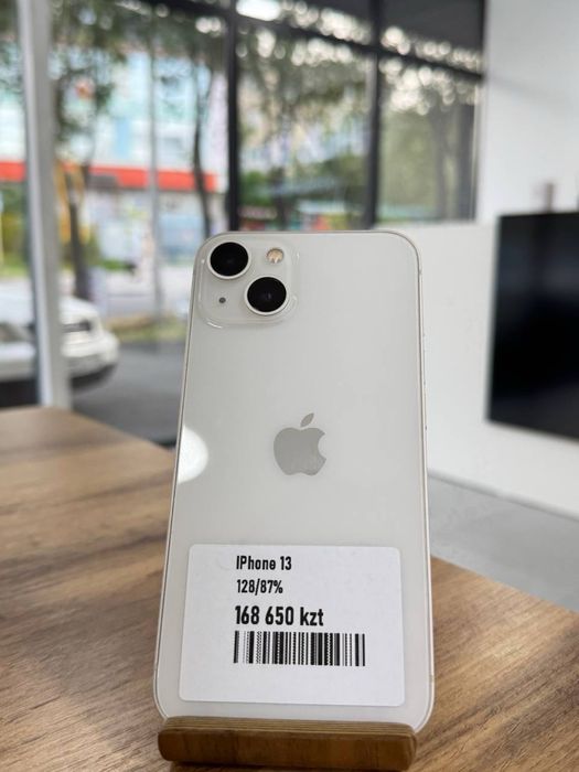 iPhone 13•128GB/87%White Айфон 13•128ГБ/87%ақ