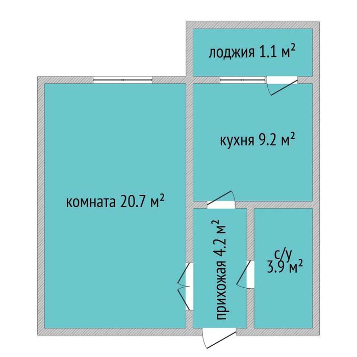 Продажа 1-комнатной квартиры