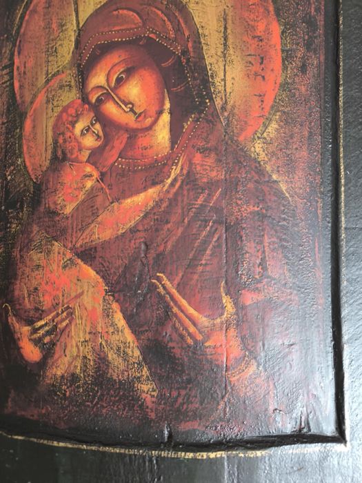 икона Богородица ръчна живопис