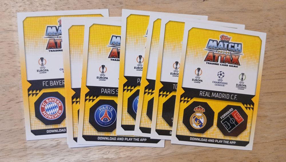Сет Limited картички Match attax Topps