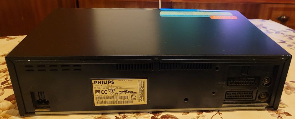 Philips VR 485 VCR Turbo Drive VHS Recorder