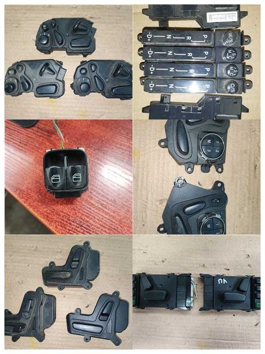 Бутони и конзоли за седалки, аербеци кори багажници и др.  от Мерцедес