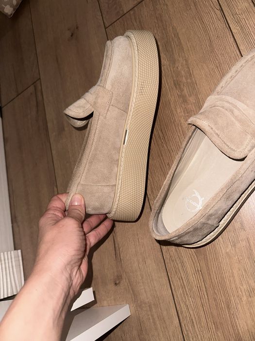 Продам замшевые лоферы