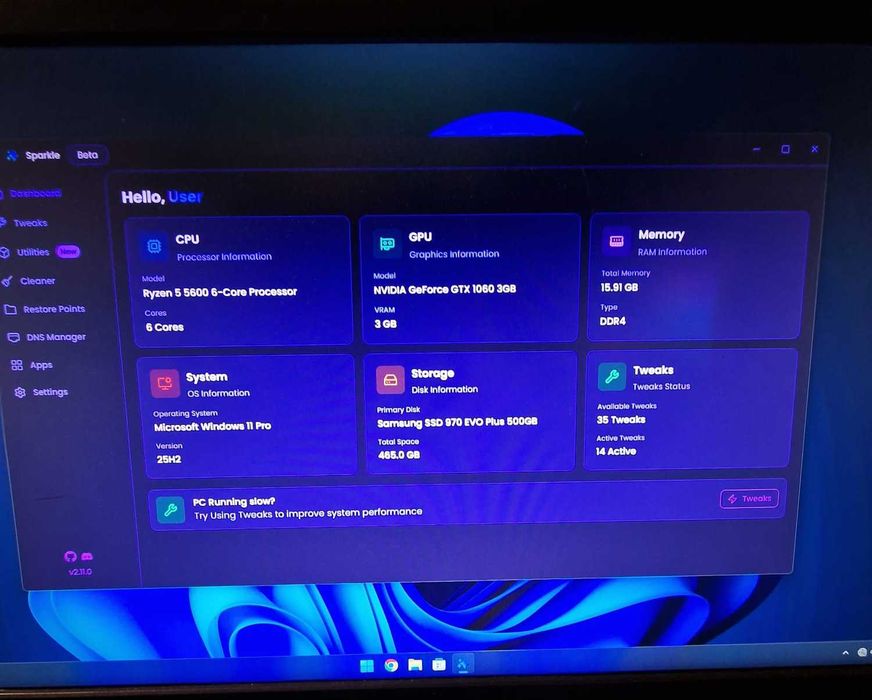 PC Ryzen 5 5600 | GTX 1060 | SSD NVMe