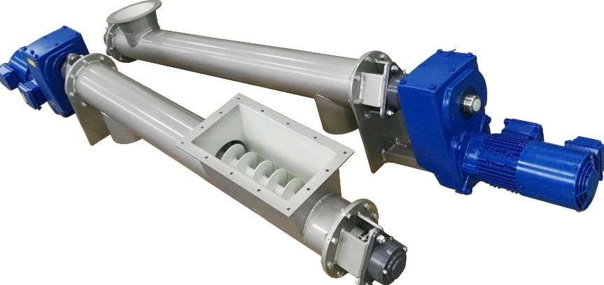 Шнекове винтови транспортьори