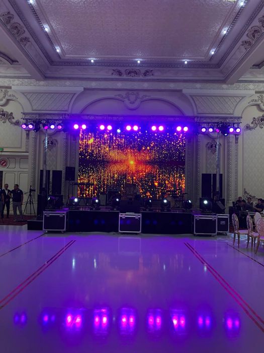 Led ekran. Galava sveto muzika. Saxna podyum. Kalonka aparatura xizmat