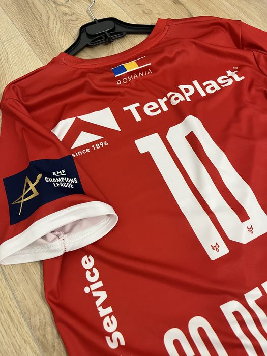 Tricou de handbal Gloria Bistrita Danila So delgado 10 ehd champions league marime M Kempa