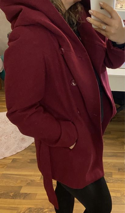 Palton deosebit Amisu din amestec Lana