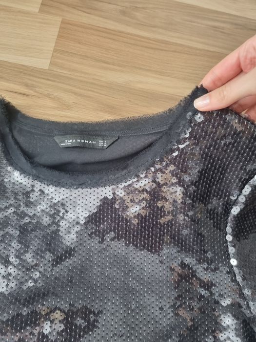 Tricou paiete Zara