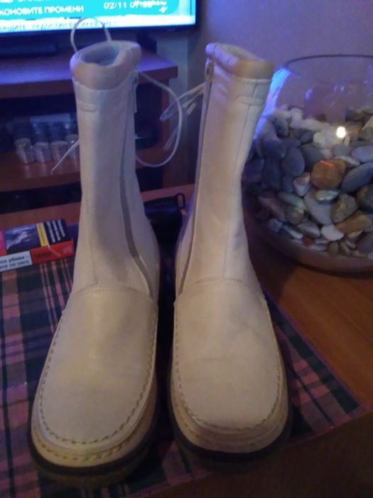 Нови елегантни велурени боти-38 номер