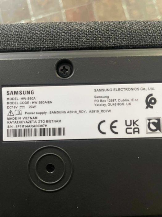 Sondbar SAmsung HW-S60A