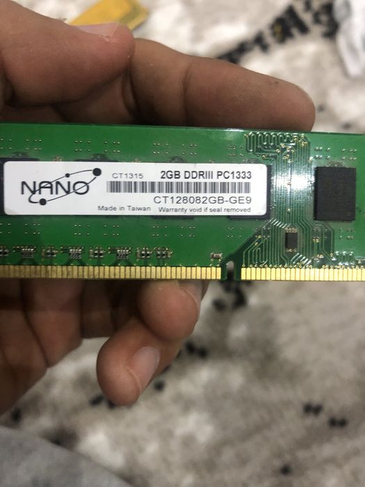 Ddr3 / 2 gb /2 gb ikkalasi 4 gb