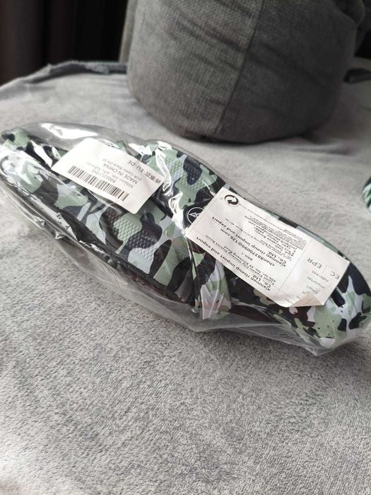 Slapi/Sandale Milazzo Garden Clogs camuflaj negru, mărimi EU 29-30