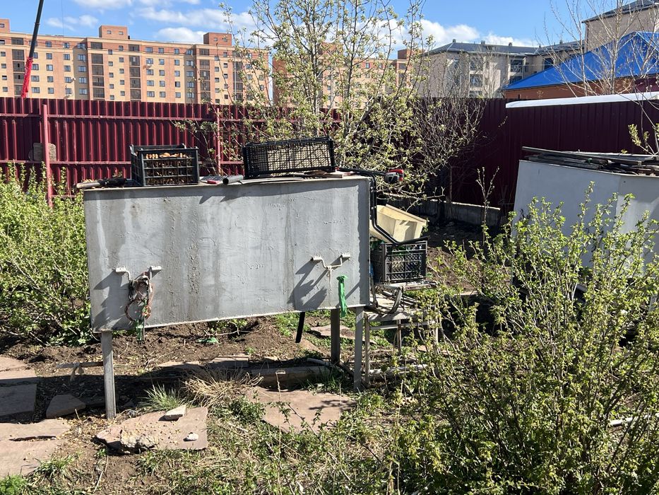 Профлист в рамке 4,3*1,9 , Сетка рабица в рамке