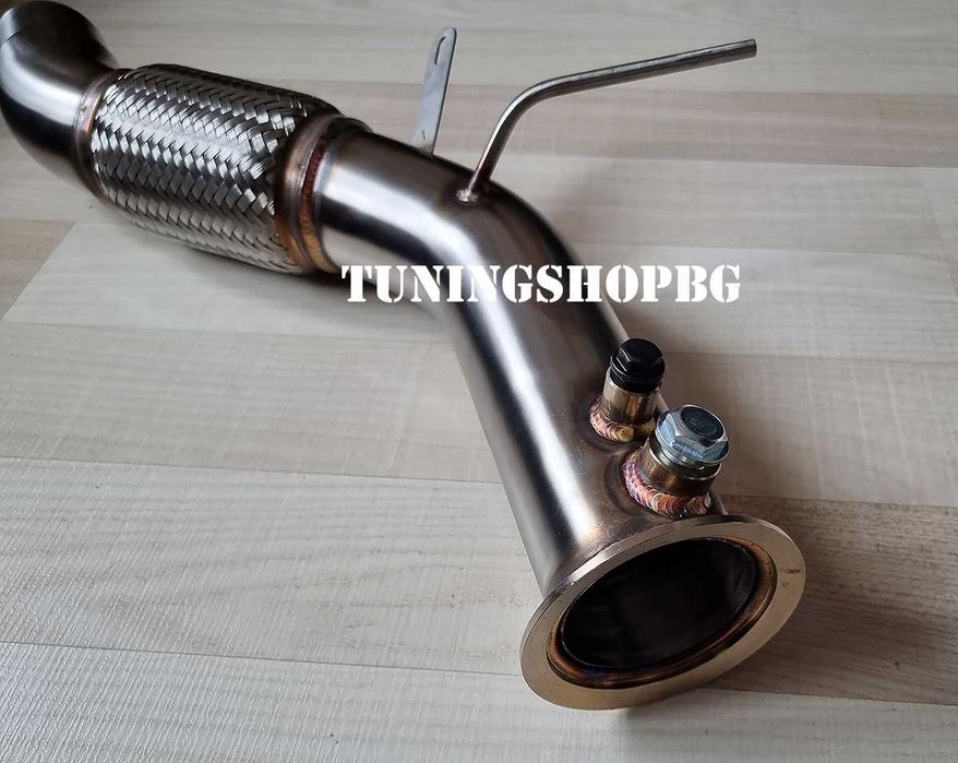 Даунпайп БМВ e90 25d 330d f10 E70 X5 E71 X6 F10 F01 30d 245 к.с