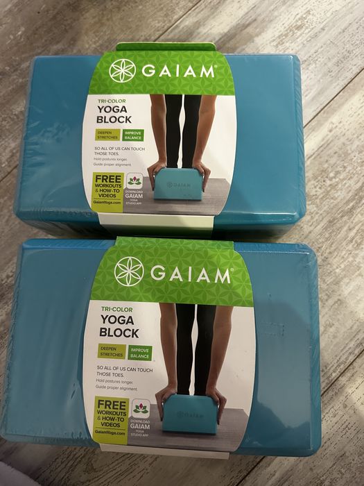 Gaiam premium три цветов пяна блок